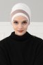 Elsa - Creme & Taupe Katoen Turban