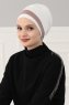 Elsa - Creme & Taupe Katoen Turban