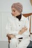 Laura - Taupe Katoen Turban