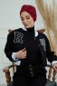 Laura - Bordeaux Katoen Turban