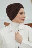 Laura - Bruin Katoen Turban