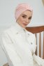 Laura - Oudroze Katoen Turban