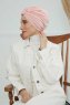 Laura - Oudroze Katoen Turban