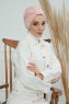 Laura - Oudroze Katoen Turban