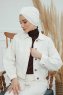Laura - Creme Katoen Turban