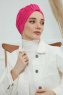 Laura - Fuchsia Katoen Turban