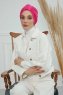 Laura - Fuchsia Katoen Turban