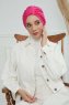Laura - Fuchsia Katoen Turban