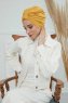 Laura - Mosterd Katoen Turban