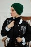 Laura - Donkergroen Katoen Turban