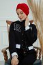 Laura - Rood Katoen Turban