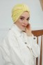 Laura - Geel Katoen Turban