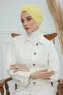 Laura - Geel Katoen Turban