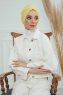 Laura - Geel Katoen Turban
