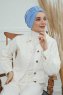 Laura - Sky Blue Katoen Turban