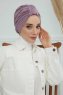 Laura - Lilac Katoen Turban