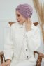Laura - Lilac Katoen Turban