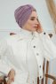 Laura - Lilac Katoen Turban
