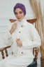 Laura - Violet Katoen Turban