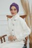 Laura - Violet Katoen Turban