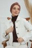 Laura - Caramel Katoen Turban