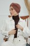 Laura - Caramel Katoen Turban