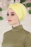 Agnes - Geel Katoen Turban - Ayse Turban