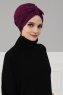 Agnes - Purper Katoen Turban - Ayse Turban