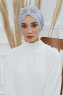 Agnes - Lichtgrijs Katoen Turban