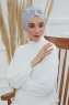 Agnes - Lichtgrijs Katoen Turban