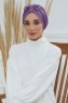 Agnes - Violet Katoen Turban