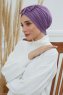 Agnes - Violet Katoen Turban