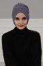 Wilma - Grijs Katoen Turban - Ayse Turban