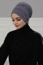 Wilma - Grijs Katoen Turban - Ayse Turban