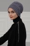 Wilma - Grijs Katoen Turban - Ayse Turban