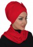 Bianca - Rood Katoen Turban