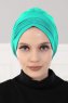 Linda - Turkoois Katoen Turban - Ayse Turban