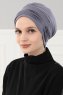 Linda - Grijs Katoen Turban - Ayse Turban