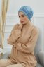 Linda - Sky Blue Katoen Turban