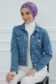 Linda - Violet Katoen Turban