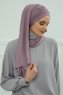 Rebecca - Lilac Katoen Turban