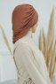 Isabella - Caramel Katoen Turban