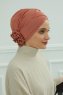 Elisabeth - Zalm Katoen Turban