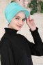 Sandra - Turkoois Katoen Turban - Ayse Turban