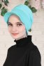 Sandra - Turkoois Katoen Turban - Ayse Turban