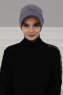 Sandra - Grijs Katoen Turban - Ayse Turban