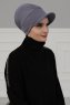 Sandra - Grijs Katoen Turban - Ayse Turban