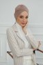 Ellie - Taupe Katoen Turban