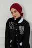 Ellie - Bordeaux Katoen Turban
