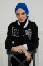 Ellie - Blauw Katoen Turban